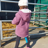 Walkjacke mit Reißverschluss und Einhörnern