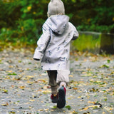 Gefütterte Bio-Softshelljacke mit Eselmuster – Wind- & Wetterfest