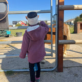 Walkjacke mit Reißverschluss und Einhörnern