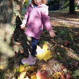 Walkjacke mit Reißverschluss und Einhörnern