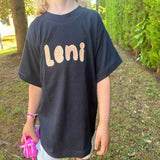 Personalisiertes besticktes T-Shirt mit Namen für Kinder, leuchtet im Dunkeln, Kinder T Shirt, Glow in the Dark, Kinder TShirt