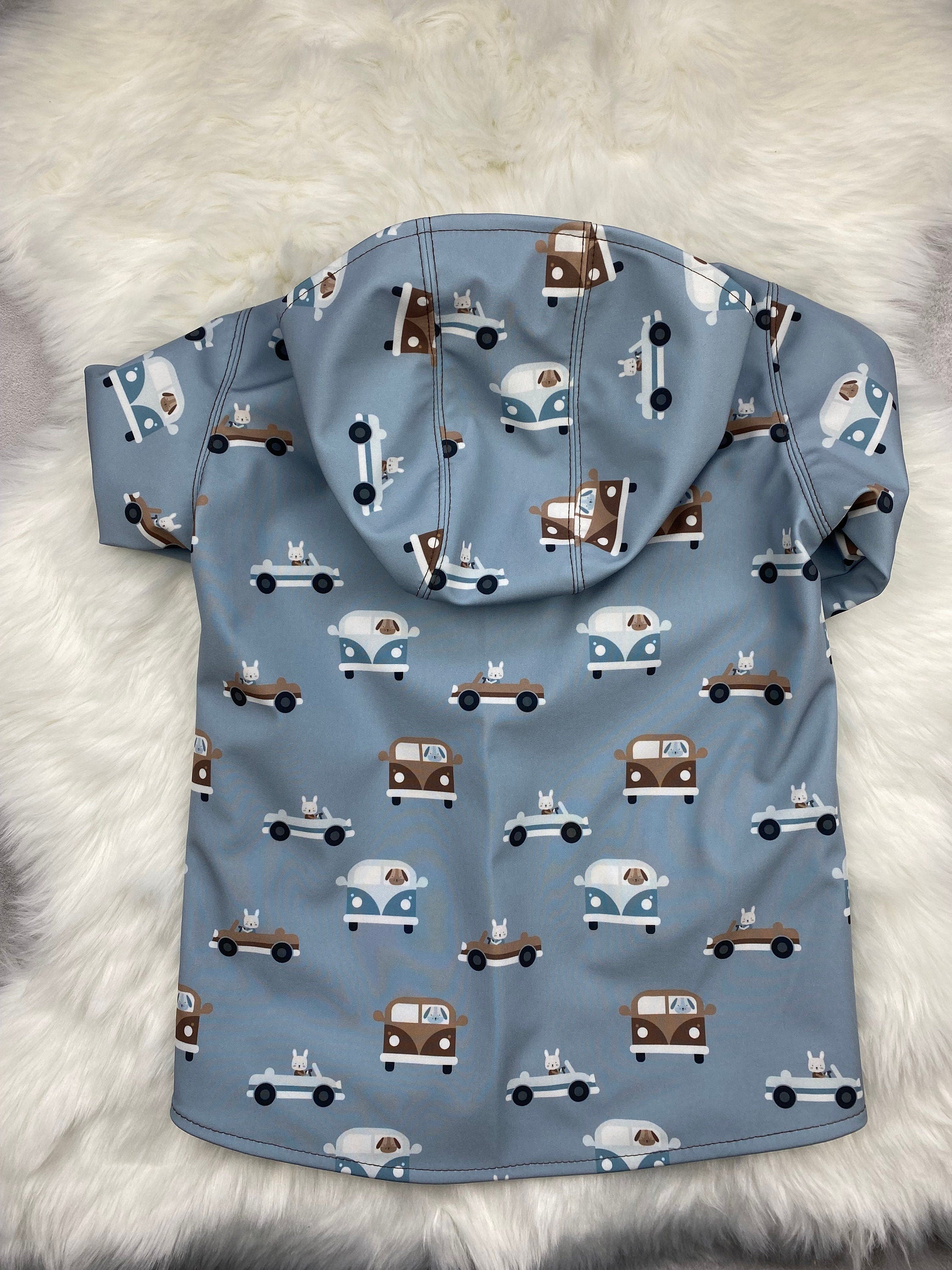Softshell Regenjacke für Kinder gefüttert, Kinderregenjacke mit Kapuze und Reißverschluss,Softshelljacke Kinder, Übergangsjacke Kinder