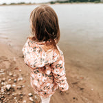 Softshelljacke Blumentraum von hinten