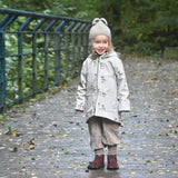 Softshelljacke mit Eseln in Grau