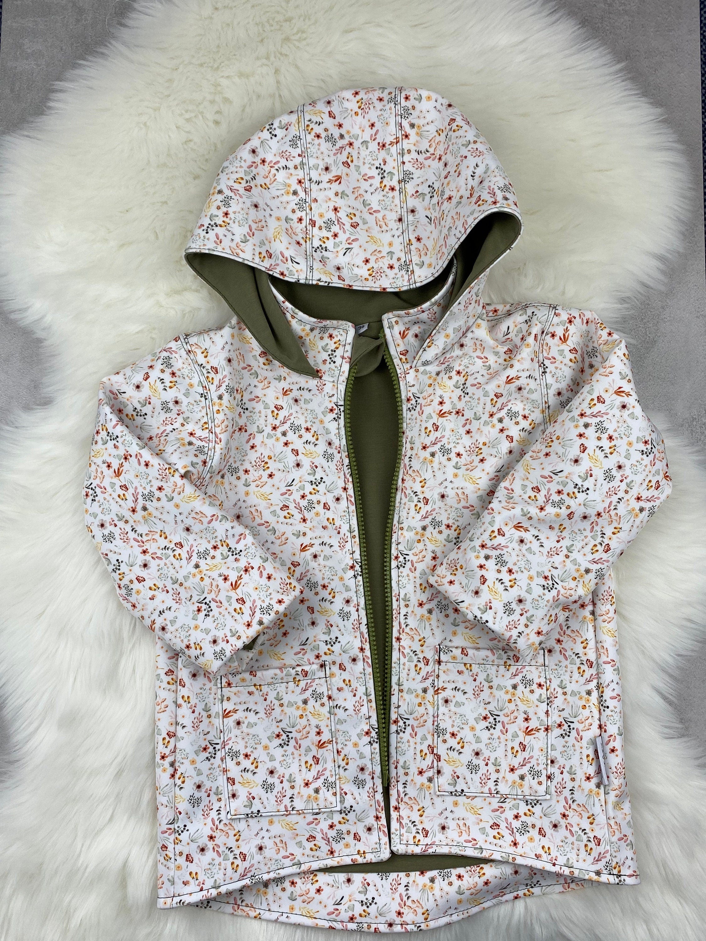 Regenjacke für Kinder, Matschjacke,Softshell Regenjacke gefüttert, Softshelljacke Kinder, Übergangsjacke Kinder, Allwetterjacke Kinder