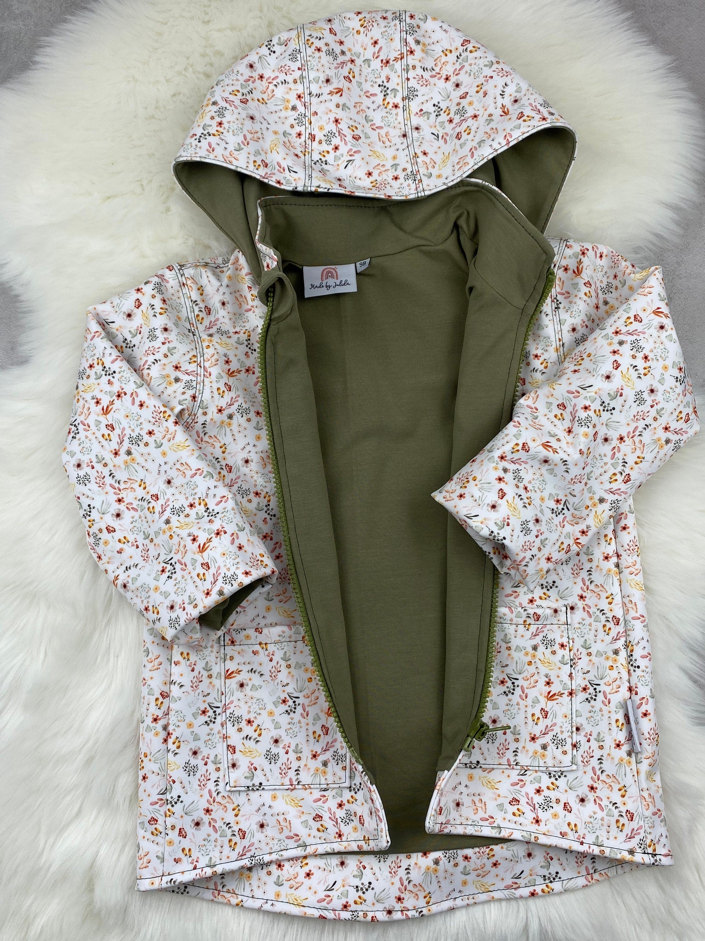 Regenjacke für Kinder, Matschjacke,Softshell Regenjacke gefüttert, Softshelljacke Kinder, Übergangsjacke Kinder, Allwetterjacke Kinder