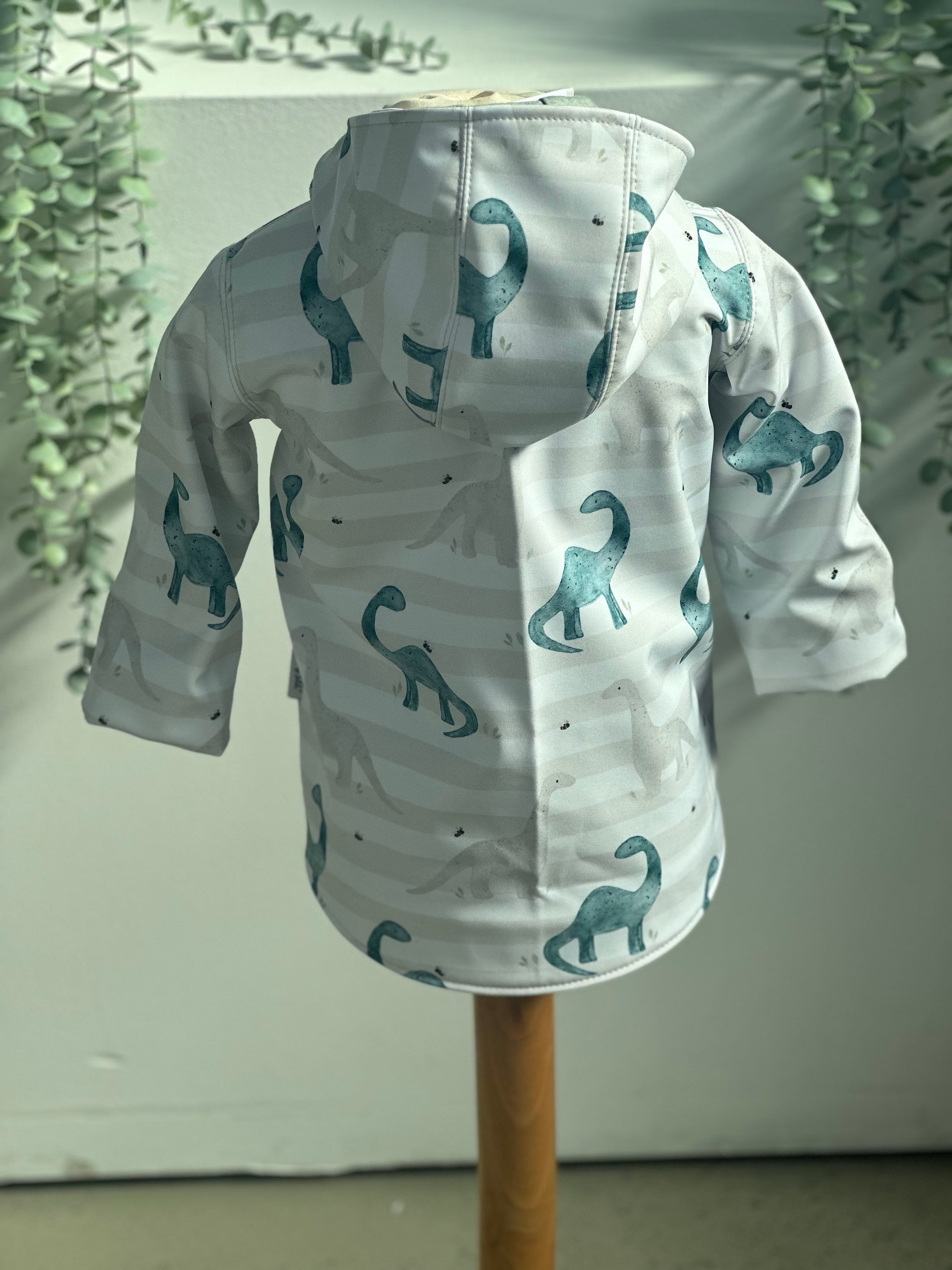 Softshelljacke Kinder, Regenjacke für Kinder, Matschjacke gefüttert, Kinderregenjacke mit Kapuze und Reißverschluss, Übergangsjacke Kinder