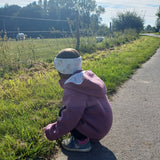 Walkjacke mit Reißverschluss und Einhörnern