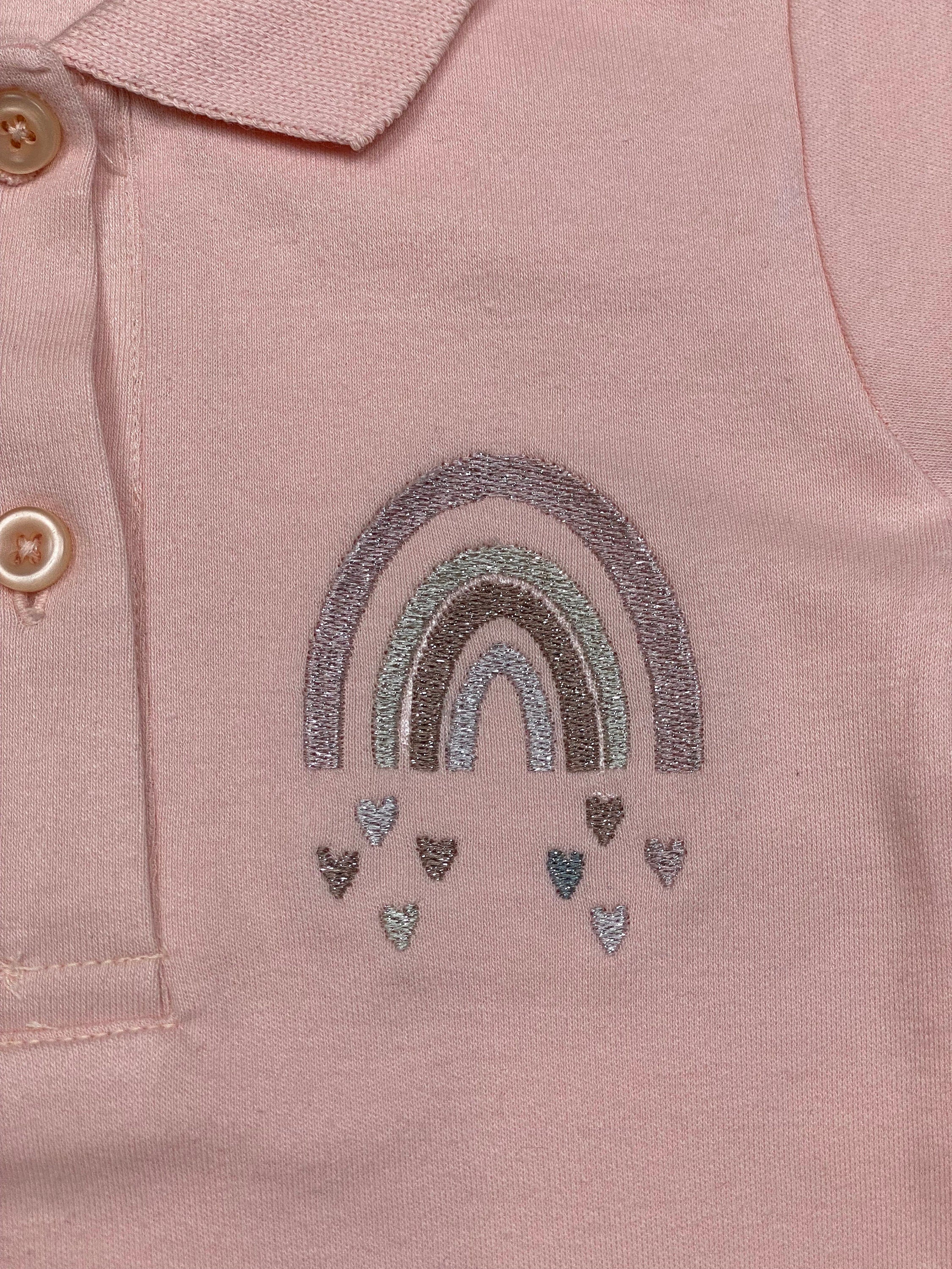 Baby Body bestickt, Baby Body personalisiert, Geschenk zur Geburt Mädchen, Baby Body Mädchen