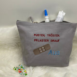 Reiseapotheke für Kinder, erste Hilfe Tasche, personalisierte Reiseapotheke, Kulturtasche für Kinder, Medikamenten Tasche, Tasche bestickt