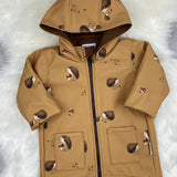 Regenjacke für Kinder, Matschjacke,Softshell Regenjacke gefüttert, Softshelljacke Kinder, Übergangsjacke Kinder, Allwetterjacke Kinder