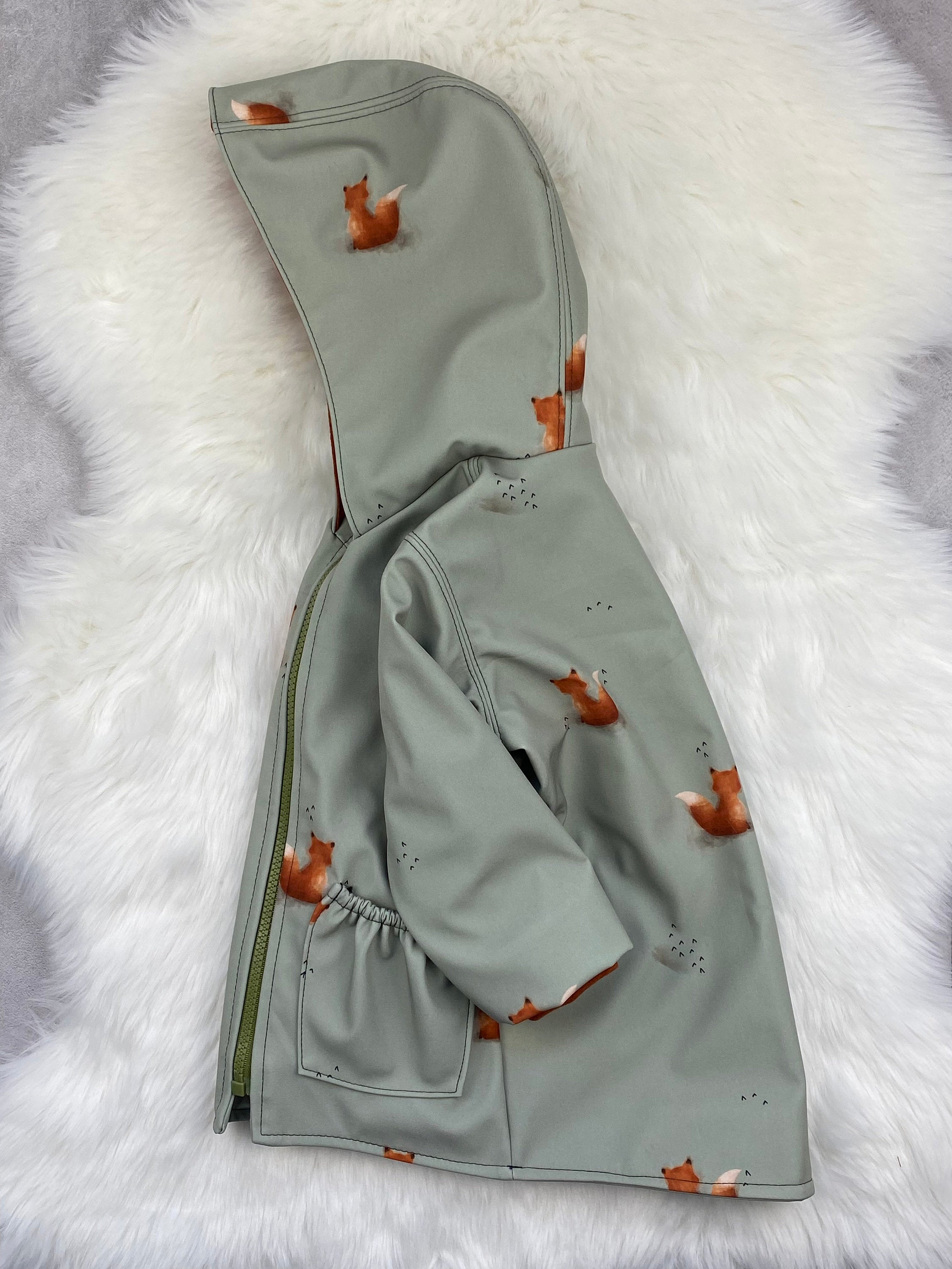 Regenjacke für Kinder / Softshelljacke für Kinder, Matschjacke, gefütterte Softshelljacke, Übergangsjacke für Kinder, Allwetterjacke Kinder