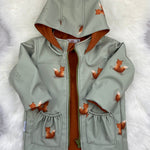 Regenjacke für Kinder / Softshelljacke für Kinder, Matschjacke, gefütterte Softshelljacke, Übergangsjacke für Kinder, Allwetterjacke Kinder