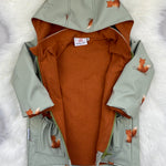 Regenjacke für Kinder / Softshelljacke für Kinder, Matschjacke, gefütterte Softshelljacke, Übergangsjacke für Kinder, Allwetterjacke Kinder