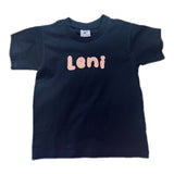 Personalisiertes besticktes T-Shirt mit Namen für Kinder, Geburtstags-Shirts mit Namen, T Shirt mit Glitzer, Geschenkidee für Kinder