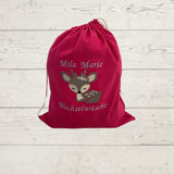 Kita Beutel mit Namen, Kita Tasche Mädchen, Wechselkleidung, Kindergarten Tasche mit Namen, Stoffbeutel personalisiert