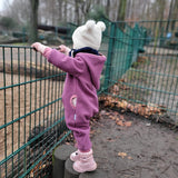 Wollwalk Overall für Babys & Kleinkinder: Mitwachsend, 100% Wolle, Zipfelkapuze