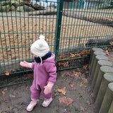 Wollwalk Overall für Babys & Kleinkinder: Mitwachsend, 100% Wolle, Zipfelkapuze