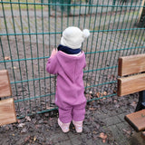 Wollwalk Overall für Babys & Kleinkinder: Mitwachsend, 100% Wolle, Zipfelkapuze