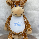 Kuscheltier mit Namen „ Giraffe“