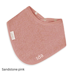 Frottee Halstuch Sandstone Pink, bestickt mit Namen