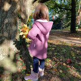 Walkjacke mit Reißverschluss und Einhörnern