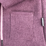 Walkjacke mit Reißverschluss und Einhörnern