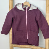 Walkjacke mit Reißverschluss und Einhörnern