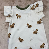 Mädchen T - Shirt " Ponys"