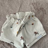 Paperbag Shorts "Abstrakte Träume" – Für kleine Künstlerinnen