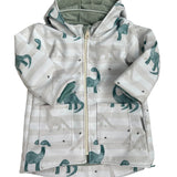 Softshelljacke Kinder, Regenjacke für Kinder, Matschjacke gefüttert, Kinderregenjacke mit Kapuze und Reißverschluss, Übergangsjacke Kinder