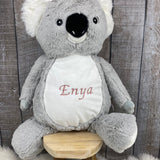 Koala personalisiertes Kuscheltier bestickt mit Namen, Geschenk zur Geburt, Taufe, Geburtstag, Taufgeschenk Koala