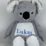 Koala personalisiertes Kuscheltier bestickt mit Namen, Geschenk zur Geburt, Taufe, Geburtstag, Taufgeschenk Koala