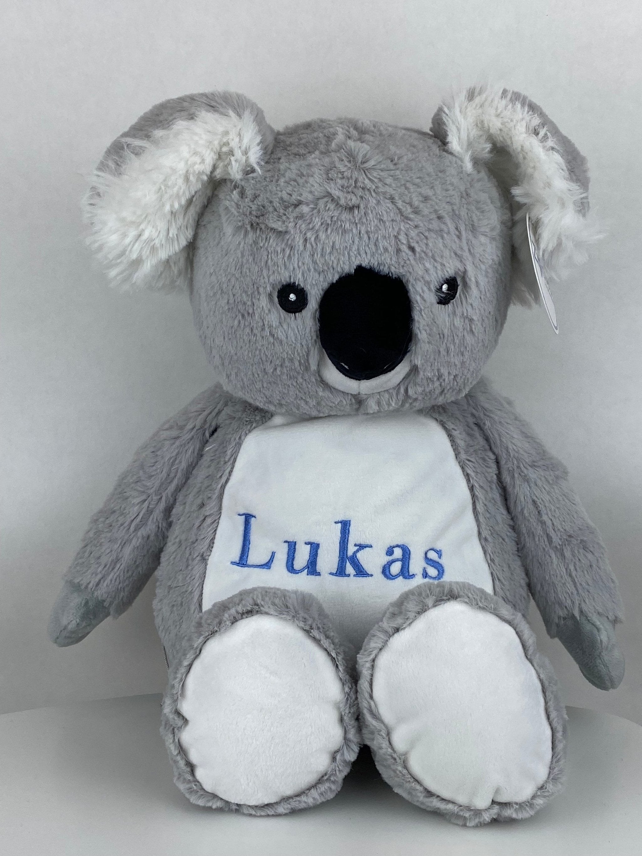 Koala personalisiertes Kuscheltier bestickt mit Namen, Geschenk zur Geburt, Taufe, Geburtstag, Taufgeschenk Koala