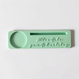 Personalisierter Kerzenhalter & Geburtstags-Tischdeko | LED-Teelicht mit Zahlen-Einschieber 0-9