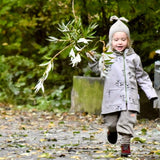 Softshelljacke für Kinder mit Kapuze, Kragen und Taschen