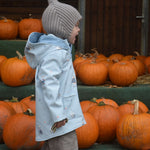 Softshelljacke für Kinder in blau gefüttert