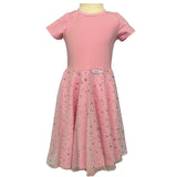 Tüllkleid Mädchen, Kinderkleid Tüll, Mädchen Tüllkleid, Sommerkleid Tüll, Mädchen Drehkleid, zauberhaftes Tüllkleid mit Glitzertüll