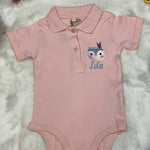 Baby Body bestickt, Baby Body personalisiert, Geschenk zur Geburt Mädchen, Baby Body Mädchen
