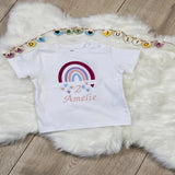 Personalisierte Kinder T-shirts, Geburtstagsshirt Kinder, Geburtstagsshirt Kind mit Zahl,Kindergeburtstag T-Shirt,Geburtstagsshirt 1 Jahr