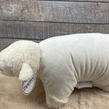 Personalisiertes Kuschelkissen, Schmusekissen Lamm, Geburtskissen, Kuscheltier mit Namen, Taufgeschenk personalisiert, Kuschelkissen Schaf