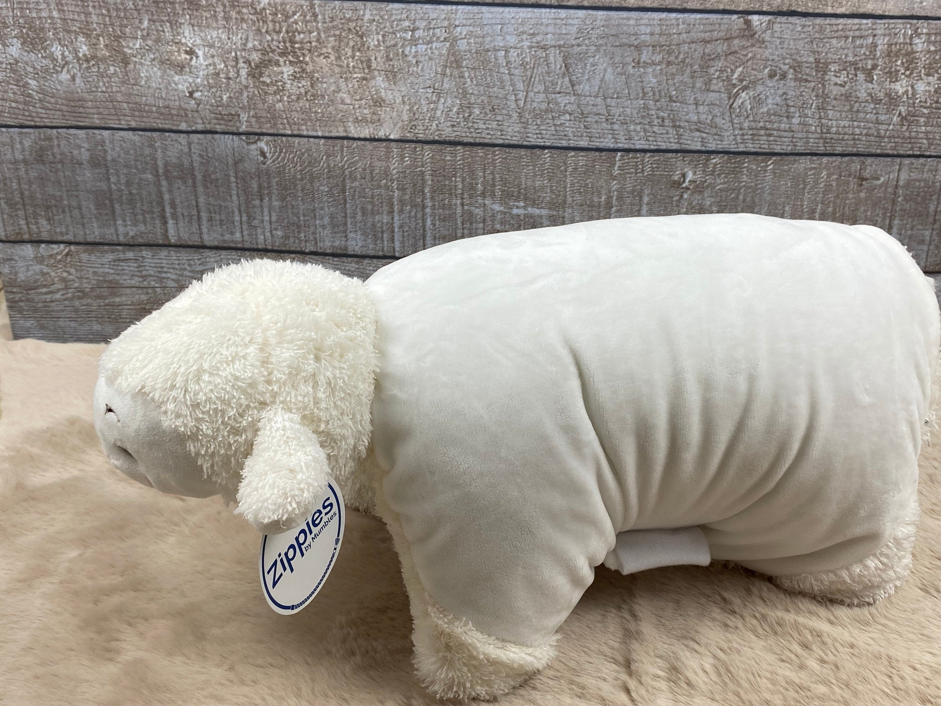 Personalisiertes Kuschelkissen, Schmusekissen Lamm, Geburtskissen, Kuscheltier mit Namen, Taufgeschenk personalisiert, Kuschelkissen Schaf