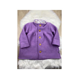 Wollwalkmantel für Mädchen, Wollwalk Jacke Kinder, Walkjacke Kinder , Winterjacke für Mädchen, Jacke mit Stehkragen, Übergangsjacke Kinder