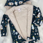Regenjacke für Kinder, Matschjacke,Softshell Regenjacke gefüttert, Softshelljacke Kinder, Übergangsjacke Kinder, Allwetterjacke Kinder