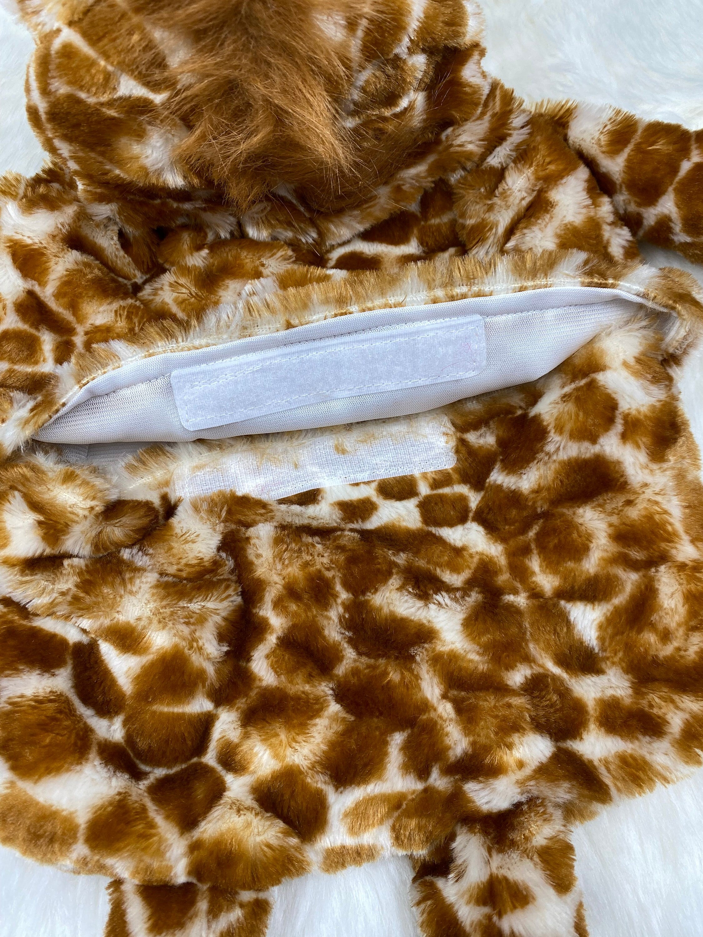 Personalisierte Wärmflasche, Wärmflasche personalisiert, personalisierte Wärmflasche, kuschelige Wärmflasche, Wärmflaschenbezug Giraffe