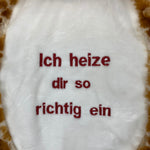 Personalisierte Wärmflasche, Wärmflasche personalisiert, personalisierte Wärmflasche, kuschelige Wärmflasche, Wärmflaschenbezug Giraffe