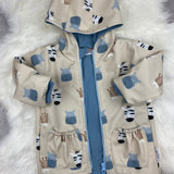 Regenjacke für Kinder, Matschjacke,Softshell Regenjacke gefüttert, Softshelljacke Kinder, Übergangsjacke Kinder, Allwetterjacke Kinder