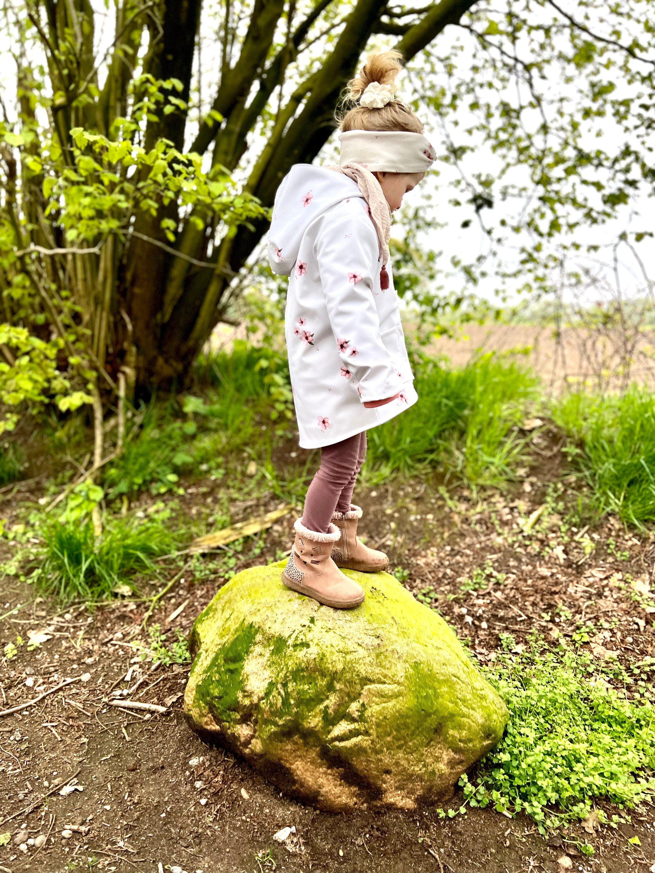 Regenjacke für Kinder, Matschjacke,Softshell Regenjacke gefüttert, Softshelljacke Kinder, Übergangsjacke Kinder, Allwetterjacke Kinder