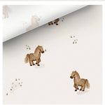Regenjacke für Kinder / Softshelljacke / Matschjacke / Jacke mit Ponys / Allwetterjacke für Kinder