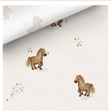 Regenjacke für Kinder / Softshelljacke / Matschjacke / Jacke mit Ponys / Allwetterjacke für Kinder